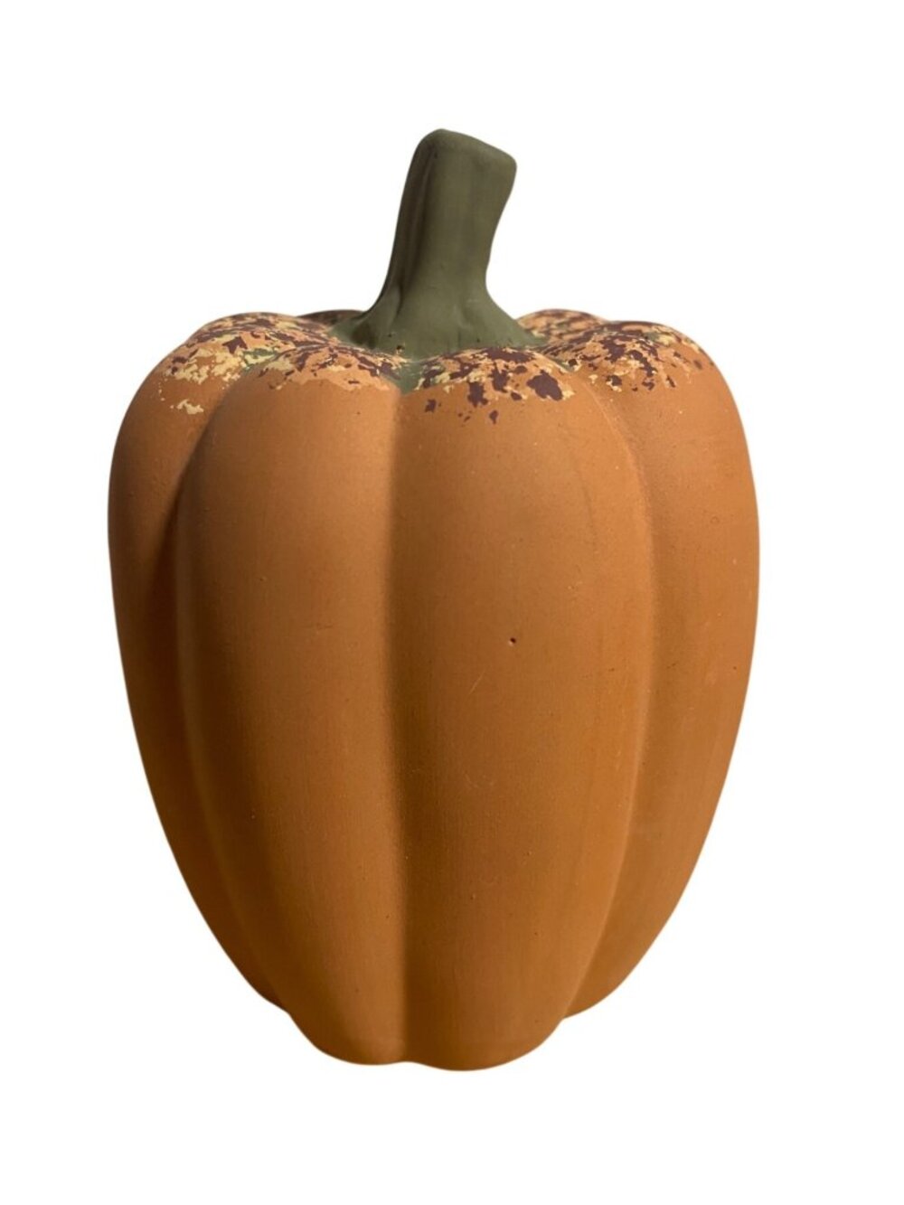 Ceramic Terracotta Pumpkin Decoration Handmade For Home & Garden Party Orange